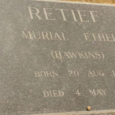 RETIEF Murial Ethel nee HAWKINS 1885-1975