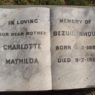 BEZUIDENHOUT Charlotte Mathilda 1892-1967
