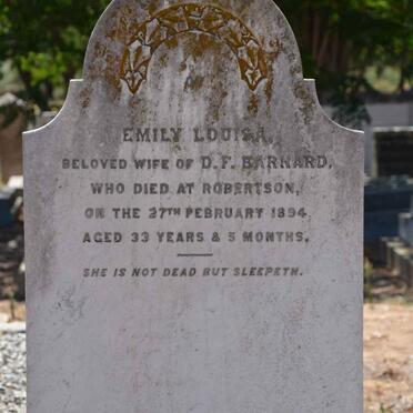 BARNARD Emily Louisa -1894