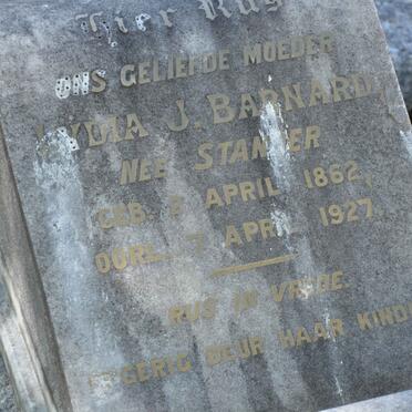 BARNARD Lydia J. nee STANDER 1862-1927