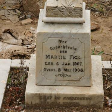FICK Marie 1907-1908