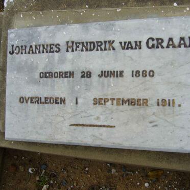 GRAAN Johannes Hendrik, van 1860-1911