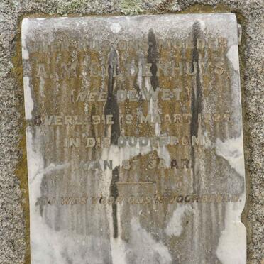 GILDENHUYS A.M. nee DE WET -1925