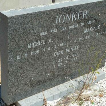 JONKER Michiel A. 1906-1991 &amp; Maria C. 1891-1976 :: JONKER Dirk Windt 1924-1987