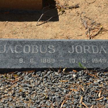 JORDAAN Jacobus 1869-1949