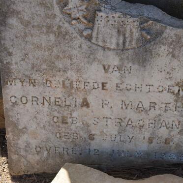 MARTHEZE Cornelia P. nee STRACHAN 1858-1905