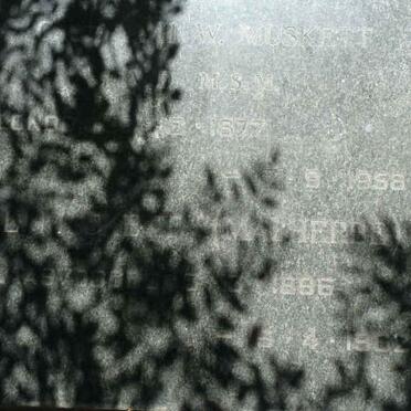 MUSKETT H.W. 1877-1956 &amp; L.M. MALHERBE 1886-19?2