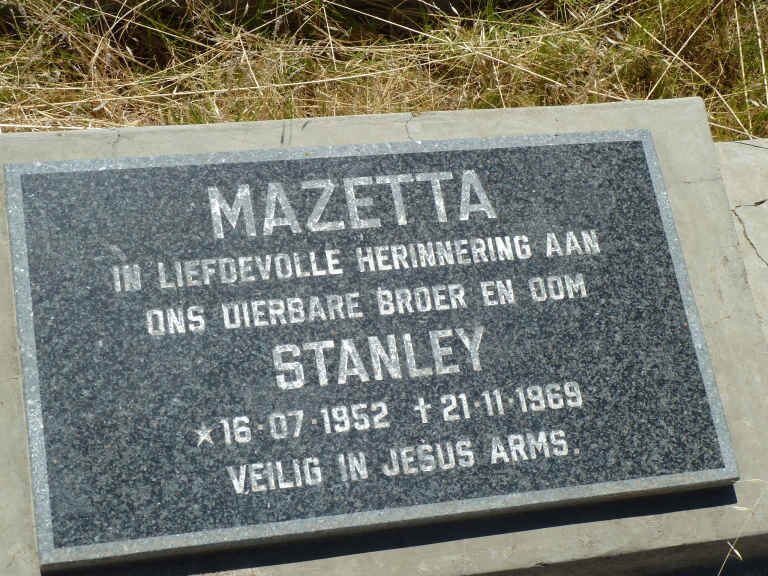 MAZETTA Stanley 1952-1969