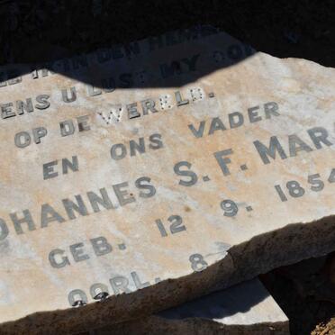 MARAIS Johannes S.F. 1854-19??