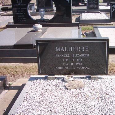 MALHERBE Frances Elizabeth 1912-1983