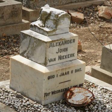 NIEKERK Alexander John, van