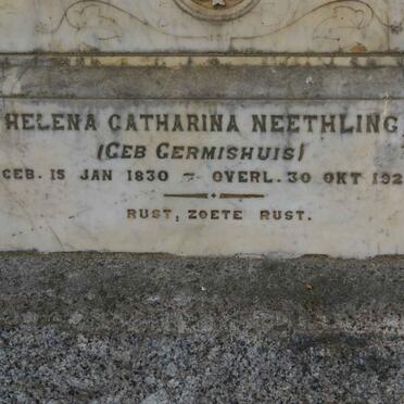 NEETHLING Helena Catharina nee GERMISHUIS 1830-1923