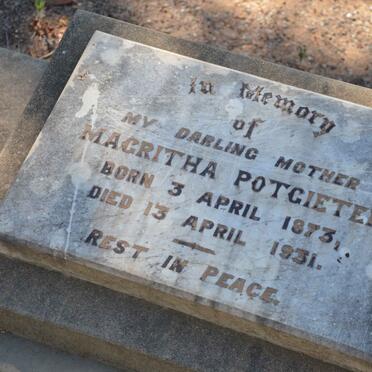 POTGIETER Magritha 1873-1931