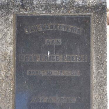 PREISS Obed Price -1937