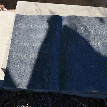 ROUX Rachel, le nee NEETHLING 1874-1946