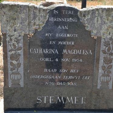 STEMMET Catharina Magdalena -1954
