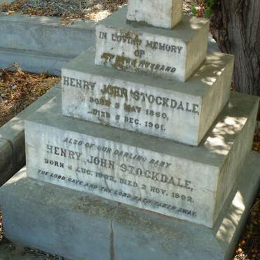 STOCKDALE Henry John 1860-1901 :: STOCKDALE Henry John 1902-1902