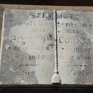 STEMMET Pieter 1865-1942 &amp; Cornelia 1872-1950