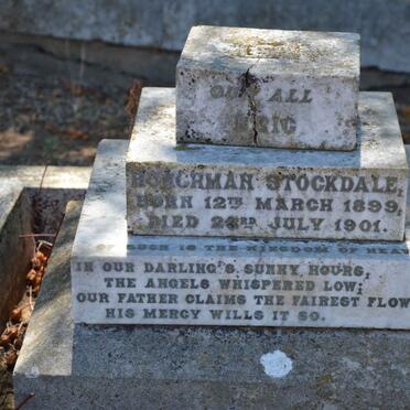 STOCKDALE Eric Runchman 1899-1901