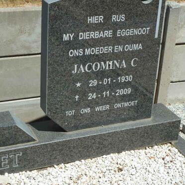 STEMMET Johannes J. 1916-1987 &amp; Jacomina C. 1930-2009