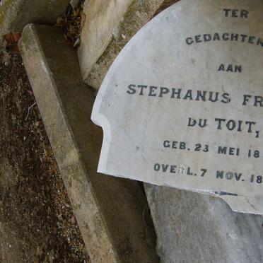 TOIT Stephanus Francois, du 1857-1899