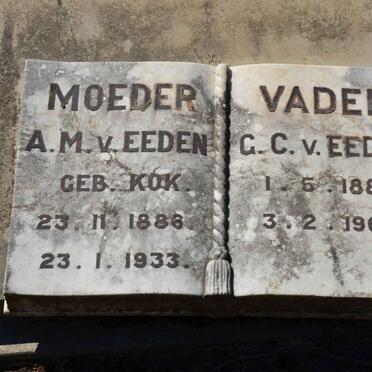 EEDEN G.C., v. 1882-1965 &amp; A.M. KOK 1886-1933