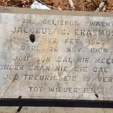 ERASMUS Jacobus C. 1909-1964