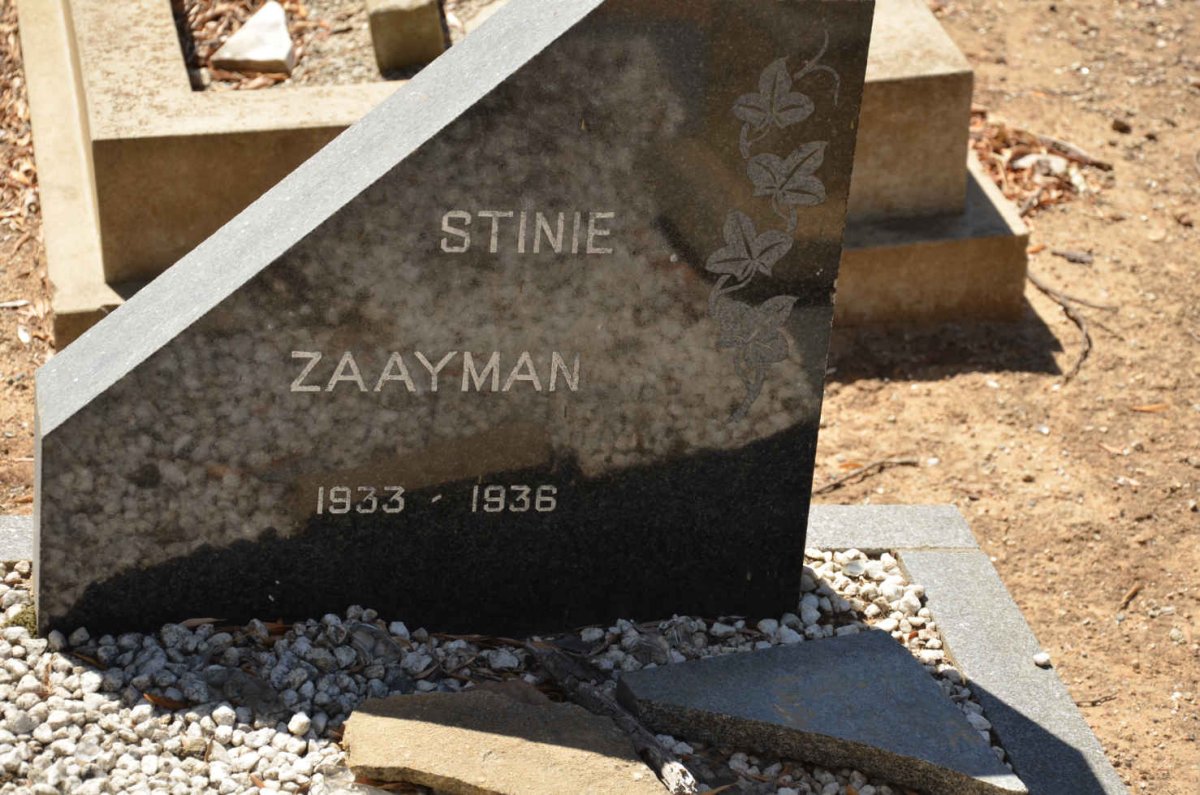 ZAAYMAN Stinie 1933-1936