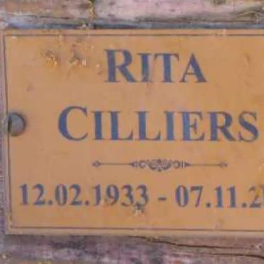 CILLIERS Rita 1933-2011