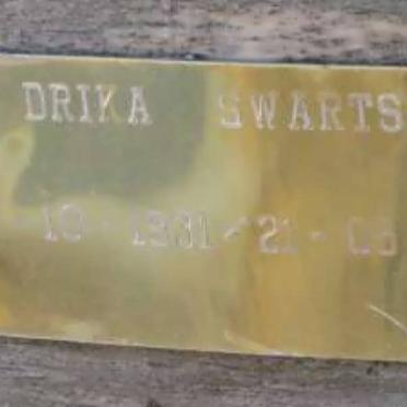 SWARTS Drika 1931-2012