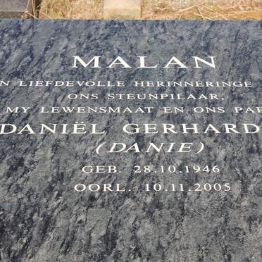 MALAN Daniël Gerhardus 1946-2005
