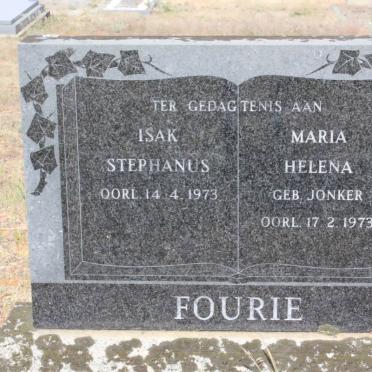 FOURIE Isak Stephanus  -1973 &amp;  Maria Helena JONKER -1973