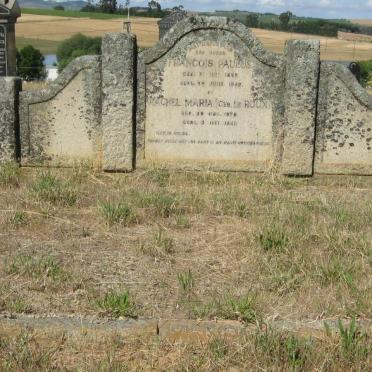 MARAIS Francois Paulus 1869-1942 &amp; Rachel Maria LE ROUX 187?-1941