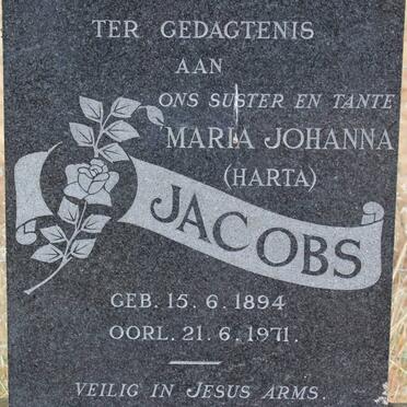JACOBS Maria Johanna 1894-1971