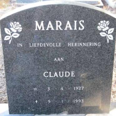 MARAIS Claude 1927-1993