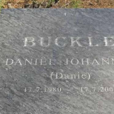 BUCKLE Daniel Johannes 1980-2003