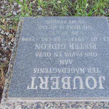 JOUBERT Pieter Gideon 1911-1996