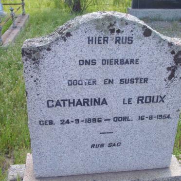 ROUX Catharina, le 1896-1954