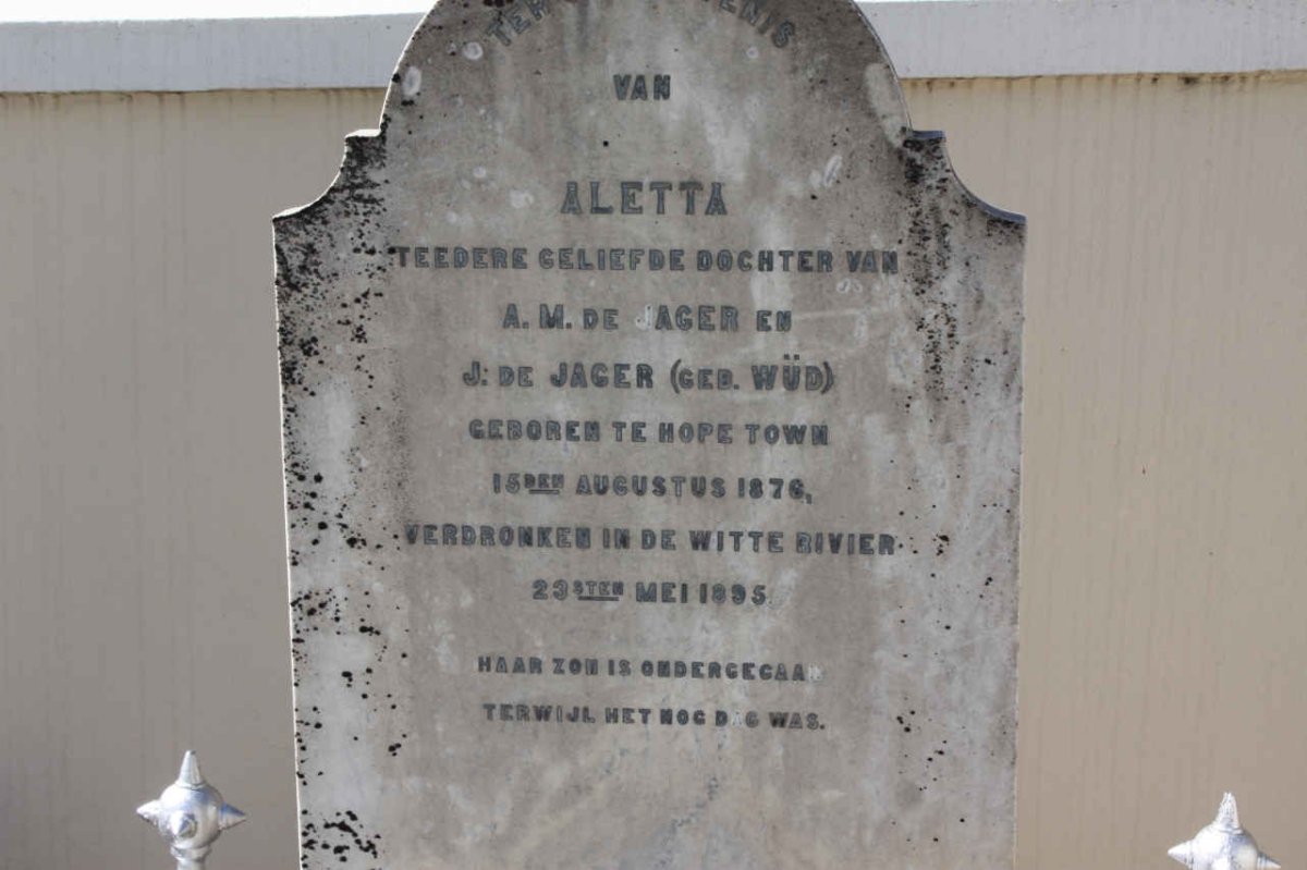 JAGER Aletta, de 1876-1895