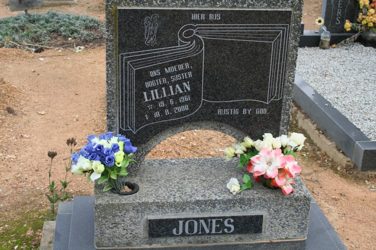 JONES Lillian 1961-2000