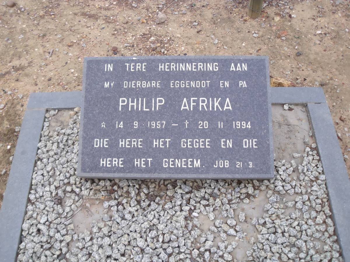 AFRIKA Philip 1957-1994