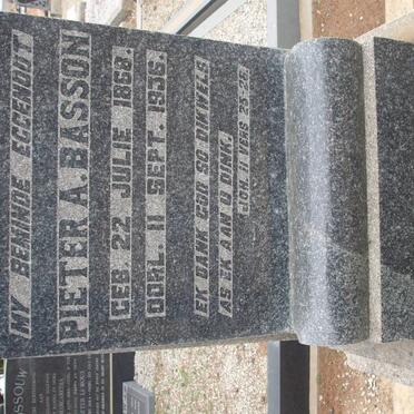 BASSON Pieter A. 1868-1936