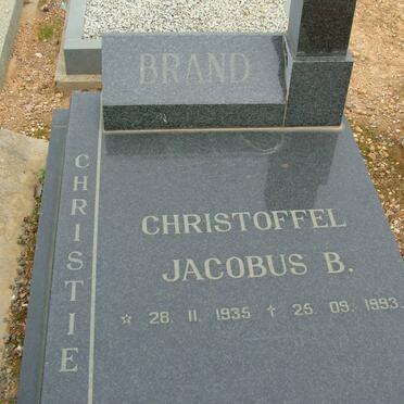 BRAND Christoffel Jacobus B. 1935-1993