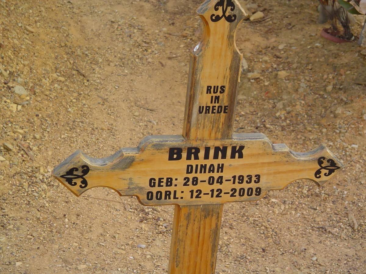 BRINK Dinah 1933-2009