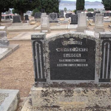 BURGER Michiel Pentz 1886-1965