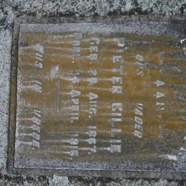 CILLIE Pieter 1867-1916