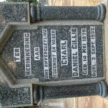 CILLIÉ Charl Daniel 1878-1933