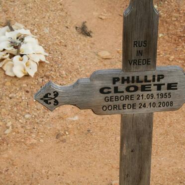 CLOETE Phillip 1955-2008