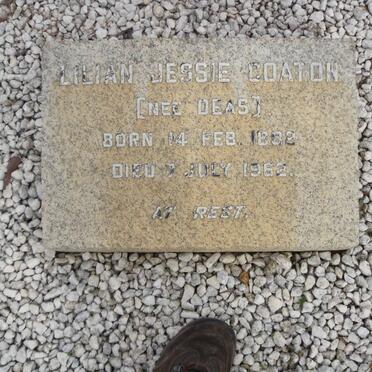 COATON Lilian Jessie nee DEAS 1882-1962