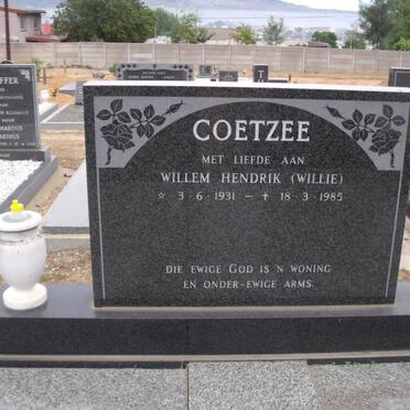 COETZEE Willem Hendrik 1931-1985